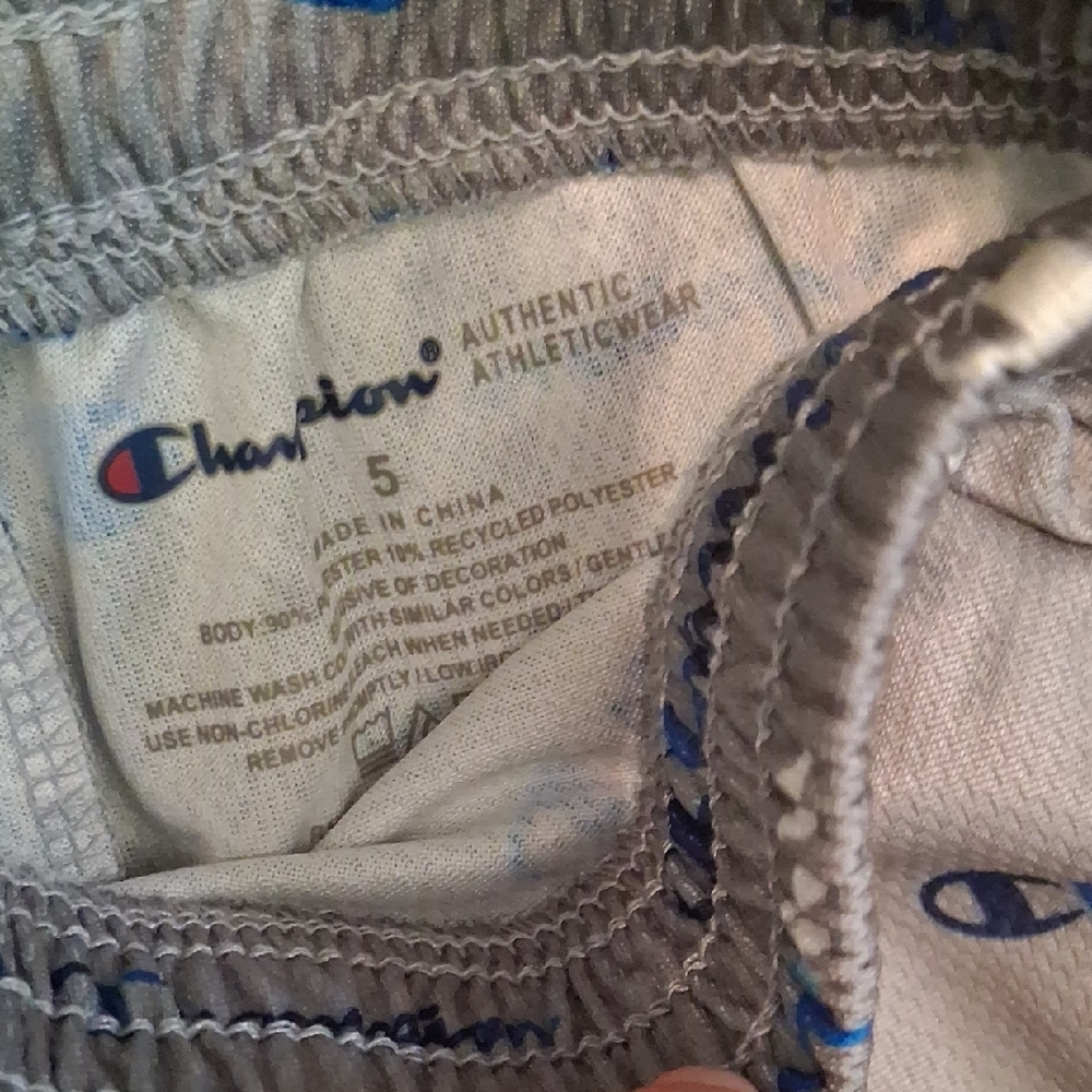 Champion Kids T-Shirt and Shorts Collection - Blue, Orange, White, Gray, Navy - Picture 5 of 9